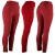 Womens Dress Pants 3 Button Red