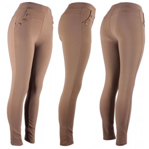 Womens Dress Pants 3 Button Toast