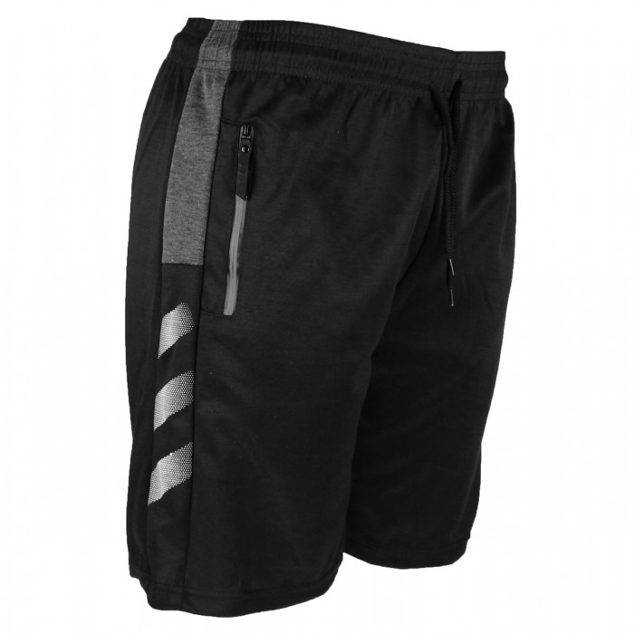 Men's Shorts W/ Side Stripe Black